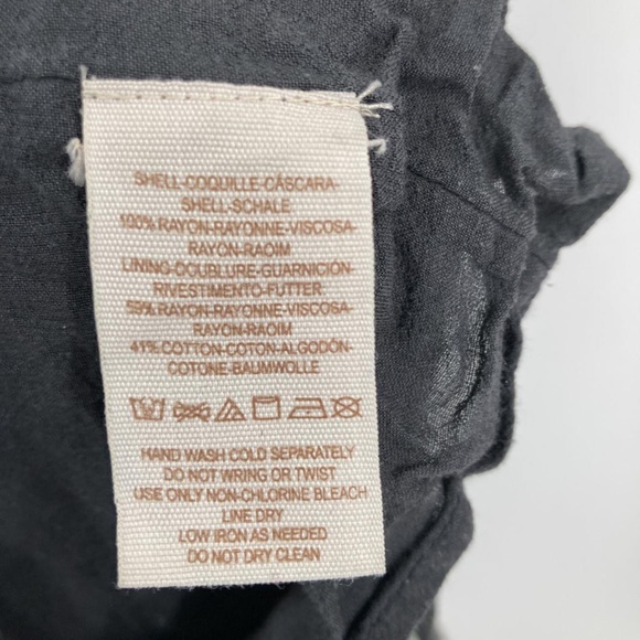 Free People Women's Black Floral Halter Neck Cropped One Piece Jumpsuit Size 8 - Picture 6 of 6